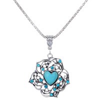 collier bleu turquoise
